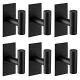 Nolimas Selbstklebende Handtuchhaken, robuste Wandhaken, Handtuchhaken für Badezimmer, selbstklebend, SUS304 Edelstahl, wasserdicht, klebrige Küchenhaken zum Aufhängen von Kleidung, Handtuch, Mantel,