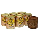 LANDSTREICHER Demeter Bio Dosenbrot, 6er Pack, 10 Jahre haltbar (Dinkelbrot)