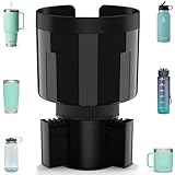 TYKOR Auto-Getränkehalter-Expander-Adapter mit Verstellbarer Basis, Becherhalter-Auto kompatibel mit Stanley 0,4-1,2 L, andere große Flaschen in 0,5-1,4 L (7,0-10,5 cm)