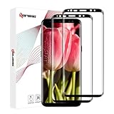 REROXE 2 Stück Schutzfolie für Panzerglas für Samsung Galaxy S8, 3D Splitterfest Samsung S8 Folie, Passt Perfekt Unzerbrechlich S8 Panzer Schutz Glas