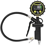 ATsafepro Digitaler Reifenfüller Manometer 14 Bar 200 PSI, 3-in-1 Reifendruckprüfer Kompressorzubehör 0.01 Bar Präzision 4 Einheiten,Digital Luftdruckprüfer für Auto Motorrad Fahrrad Lkw