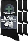 HELDENWERK Premium Diabetikersocken ohne Gummi & ohne Naht 97% Baumwolle (6 Paar) Diabetiker Socken mit Komfortbund für Damen & Herren