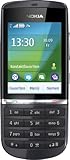 Nokia Asha 300 Handy (6,1 cm (2,4 Zoll) Display, Touchscreen, 5 Megapixel Kamera) Graphite