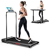 Laufband für Zuhause Walking Pad Klappbar - Home Schreibtisch Laufpad Faltbares Foldable Treadmill Leise Klappbares Laufbänder Mini Kleines Under Desk Office Running Machine Klappbare Treadmills 6km/h