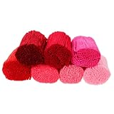 VILLCASE 7 Stück Teiliges Diy Latch Hook Garn Hochwertigem Polyakrylem Material für Teppiche Kissen und Wohnaccessoires Flauschige Bunte für Kreative Handarbeiten