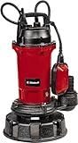 Einhell Schmutzwasserpumpe GE-DP 900 Cut (900 W, Fördermenge 16.000 L/h, Förderhöhe max. 11,5 m, Fremdkörper max. Ø 35 mm, max. Eintauchtiefe 7 m, integriertes Schneidwerksystem)