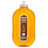 method Holzbodenreiniger, Bodenreiniger für strahlenden Glanz, frischer Mandelduft, gründliche Reinigung, 1 x 739 ml