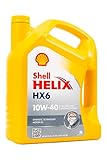 SHELL Motoröl 10W-40 Helix Teilsynthetiköl Motor Öl HX6 5 L