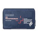 Holthaus Medical mini Motorrad Verbandtasche Erste-Hilfe-Tasche Notfall 17x10x3,5cm, inkl. DIN 13 167