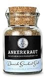 Ankerkraut Danish Smoked Salt, dänisches Rauchsalz, grob, Wikinger Rauchsalz, 160g im Korkenglas