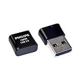 Philips Pico Edition Super Speed 3.0 USB-Flash-Laufwerk USB-Stick 128GB Ultra Small für PC, Laptop, Computer, Smart TV, Car Audio and More Lesegeschwindigkeit bis zu 180 MB/s