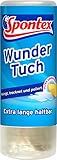 Spontex Wundertuch, hohe Wasser- und Schmutzaufnahme, ideal für Autolack, Glas und Kacheln, reinigt streifen- und fusselfrei, 1er Pack