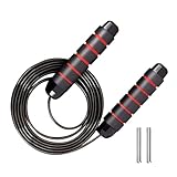 Nexusectar Speed Jump Rope, Springseil – Abnehmbare Botting Ropes | Tragbares Fitness-Kabel, verstellbares Trainingszubehör für Männer, Frauen