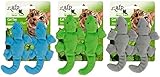 ALL FOR PAWS Green Rush Gecko Spielzeug, 2 Stück