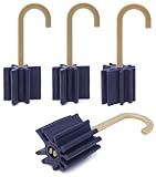 Gummi Stoßdämpfer für Tür und Fenster - 4 Stück - Universal Türstopper und Fensterstopper verhindert versehentliches Schließen von Fenstern und Türen durch Zugluft (Schwarz)