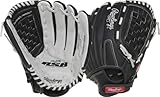 Rawlings Unisex-Erwachsene RSB130GB-6/0 13 BSK/NFC Softball-Handschuh, schwarz/grau, 13 inch