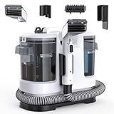 Lubluelu Nasssauger Polsterreiniger Gerät, 550 W - 16 kPa Teppichreiniger Waschsauger, tragbares Teppich-Reinigungsgerät mit Selbstreinigung und langem Schlauch für Teppiche, Sofas & Auto-Innenräume