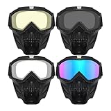 Reitbrille - Motorrad -Brillen, Motocross -Brille | Offroad Dirtbike Goggle zum Radfahren, Rennen, ATV | Schutz für Erwachsene und Jugendliche, winddichte Anti-Fog-Brillen