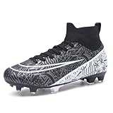 Madame Fußballschuhe Herren High Top Spike Kunstrasen Football Shoes Turf Boots Professionelle Fußball Stiefel