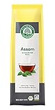 LEBENSBAUM Assam Schwarztee ganzes Blatt, lose, Bio-Tee mit vollmundig-malzigem Geschmack, Schwarztee Teeblätter, 100% natürlicher Genuss, 100 g