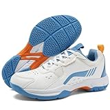 PENXZT Badmintonschuhe Herren Tischtennis Schuhe bequemer Eva Gepolsterte Sohle Badminton Volleyballschuhe,B,37 EU