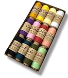 Nähmit - NÄHLIEBE Syngarn - 12 x 200m Nähmaschinengarn 100% Polyester Nähgarn Set für Ihre Nähmaschine (12 - Trendfarben)