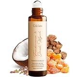 Gya Labs Weihrauch und Somali Myrrhe Ätherisches Öl Roll on - 100% reines natürliches Weihrauch für Gesicht, Myrrhe für Haut, Körper Schmerzen Komfort, Aromatherapie, Reisegröße (10 ml)