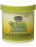 AFRiCAN PRIDE OLIVE MIRACLE LEAVE -IN CONDITIONER 15oz