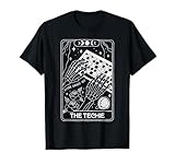 Skeleton Tarotkarte Techie Never Logged Off Funny Geek Gamer T-Shirt