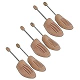 Sneakerprofi 3 Paar Holz Spiralfeder Schuhspanner von Gr. 36-48 (Set von 3 Paar) Multipack, Schuhspanner:38/39