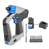 Dremel Blueprint 12V 3-in-1 Akku-Bohrschrauber Multischrauber Set mit Ortungsgerät, 1x abnehmbarer Linienlaser, 2.0 Ah Akku, 9x Schrauberbit, 1x Multimaterial Bohrer Bit, 1x Wasserwaage, 1x Ladegerät