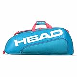 HEAD Unisex-Erwachsene Tour Team 6R Combi Tennistasche, blau/pink