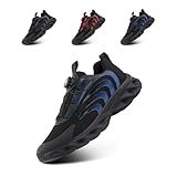 Hitmars Sneaker Herren Schuhe Laufschuhe Sportschuhe Turnschuhe Herren Leichte Atmungsaktiv Straßenlaufschuhe Joggingschuhe Fitnesss Outdoor Bequeme Blau EU46