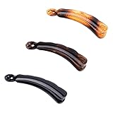 Apricitie 3 Stück Banane Haarspangen, Vintage Bananen-Haarspangen, Fisch-Clips für Langes Haar, Kamm Fish Clips, Banana Hair Comb für Damen und Mädchen