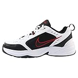 Nike Herren Air Monarch Iv Fitnessschuhe, White Black Varsity Red, 45 EU