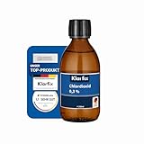 Klarfix Chlordioxid 0,3% | CDL CDs | Fertiglösung zur Trinkwasser-Desinfektion für unterwegs | Sterilisation, antibakteriell, Made in Germany (1x 250ml)
