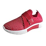 Damen Turnschuhe Mesh Sneakers Sport Halbschuhe Slip-On Walkingschuhe Unisex Schlupfschuhe Komfort Plateau Shoes Walking Traillaufschuhe Große Größen Frauen Sneaker Turnschuhe Sportschuhe