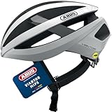 ABUS Rennradhelm Viantor MIPS - Sportlicher Fahrradhelm mit MIPS Aufprallschutz für Einsteiger - für Damen und Herren - Weiß Matt, Größe S