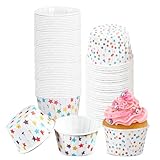 100 Stück Muffinförmchen Papier, Muffins Papierförmchen, Cupcake Förmchen, Muffins Backförmchen, Wrapper Muffinförmchen für Backen Dessert Party Geburtstag Hochzeit