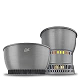 Esbit Spirituskochset - inkl. zwei Töpfe aus hartanodisiertem Aluminium - 1800 ml und 2350 ml - Spiritusbrenner mit einer Vielzahl an Zubehör, Grau