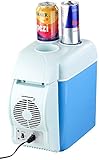 Lescars Autokühlbox: Thermoelektrische Kfz-Wärme- & Kühl-Box, Getränkehalter, 7,5 l, 12 V (Kühlbox mit Getränkehalter, Kühlbox 12V, Elektrische Kühltasche)