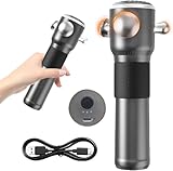 Massagepistole, Geschenke für Frauen, Männer, Mutter, Vater, Weihnachtsgeschenke – Rückenmassagegerät, Triggerpunkt-Massagewerkzeug, Tiefengewebe-Muskelmassagegerät (grau)