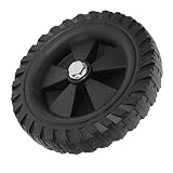DIYEAH Universelle 65 Zoll Gummiräder für Luftkompressor Langlebige Ersatzräder mit Geräuschdämpfung Hohe Tragfähigkeit und Einfache Montage für Kompressorzubehör