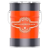 BEKATEQ Metallschutzlack 4in1 Metallfarbe 2,5L Anthrazitgrau I Grundierung + Rostschutzfarbe + Zwischenanstrich + Deckanstrich I Metalllack für Dach, Fenster, Türen, Zaun LS-570