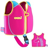 OSHYLE Neopren Schwimmweste für Kinder - Jungen Mädchen Neopren Schwimmen Jacke Kleinkind Schwimmen Floating Neopren Schwimmweste für 1–9 Jahre