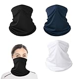 3 Stück Schlauchschal Herren,Bandana herren,Bequem Motorrad Halstuch,Bandana Schwarz,Scarf,MotorradHalstuch Herren Porosität für Mountainbikes,Motorräder,Sonnenschutz und Atmungsaktiven Gesichtsschutz