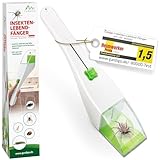 GARDIGO® Insektenfänger XXL mit Lupenglas für Kinder I Spinnenfänger extra lang I Insekten lebend fangen I Spinnenabwehr mit integrierter Lupe I Spinnenfanggerrät Spinnenentferner Spider Catcher