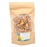 Forest Food Shop Pfifferlinge Getrocknet 50g – Handverlesen aus Wildwäldern, Luftgetrocknete Pilze, Bezogen von einem kleinen Familienunternehmen, Ideal zum Kochen und für Gourmet-Rezepte.