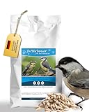 Futterbauer 10 kg Geschälte Sonnenblumenkerne für Vögel, 100% Natur, Nährstoffreiche Energiequelle für Wildvögel, Ohne Schalen & Abfall, Ideal für Futterstellen, Frisch & Hochwertig, Ernte 2024