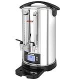 Caytime Teemaschine D6 - Digitaler Teeautomat, isoliert mit Doppelwand - Samowar, Semaver 6 Liter